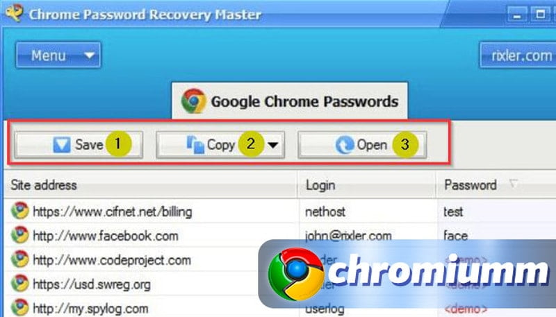 google chrome восстановить пароли google