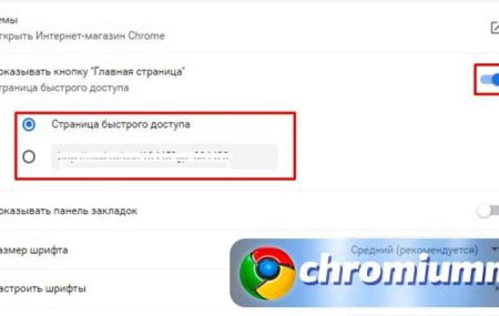 Как изменить главную страницу Google Chrome